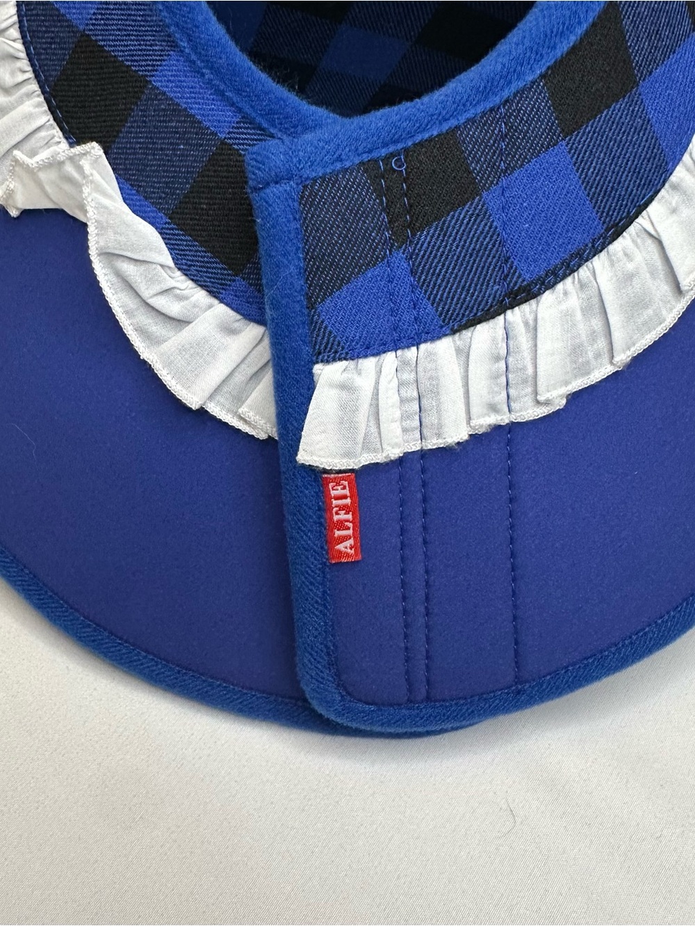 Alfie Pet Candace Recovery Cone Collar Blue Flannel Size Small - Picture 11 of 11